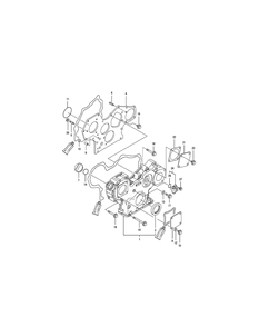 Engine Gear Housing Diagram and Parts List for SX3100 54ALB4S727-54ALB4SW727-54ALB4SX727-54ALB4SY727-54ALB4SZ727-54AMB4S727-54AMB4SW727-54AMB4SX727-54AMB4SY727-54AMB4SZ727 Cub Cadet Lawn Tractor
